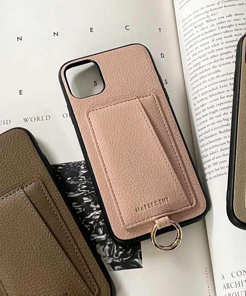 Me%（ミィパーセント）の「【iPhone13対応】フェイクレザーカラビナツキiPhoneケース（スマホケース/カバー・レディース・ベージュ/ブラウン/ブラック/ピンク/モカ・FREE）」の5枚目の写真
