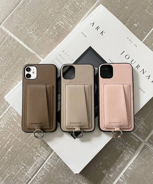 Me%（ミィパーセント）の「【iPhone13対応】フェイクレザーカラビナツキiPhoneケース（スマホケース/カバー・レディース・ベージュ/ブラウン/ブラック/ピンク/モカ・FREE）」の19枚目の写真