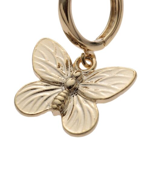 jouetie（ジュエティ）の「バタフライモチーフピアス（ピアス（両耳用）・レディース・シルバー/ゴールド・FREE）」の6枚目の写真