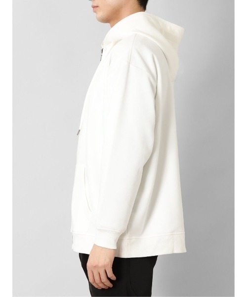 【セール】セマンティックデザイン ニットスエード トリミング BIGパーカー（パーカー）｜semantic design（セマンティックデザイン）