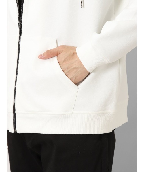 【セール】セマンティックデザイン ニットスエード トリミング BIGパーカー（パーカー）｜semantic design（セマンティックデザイン）