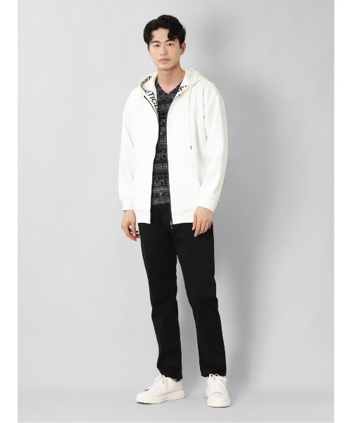 【セール】セマンティックデザイン ニットスエード トリミング BIGパーカー（パーカー）｜semantic design（セマンティックデザイン）