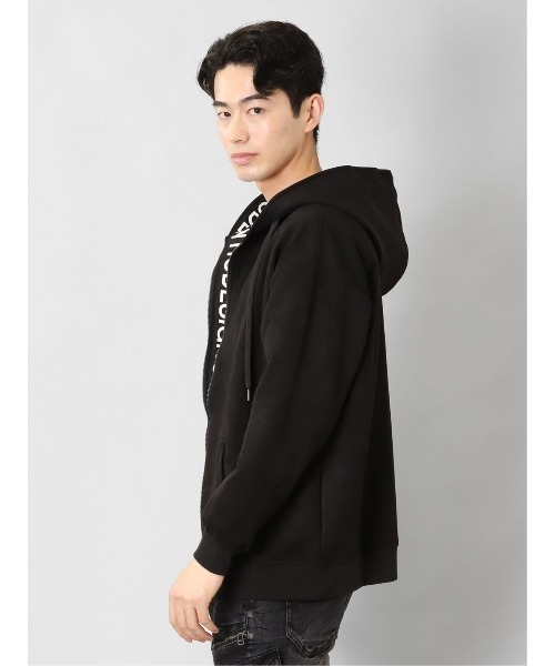 【セール】セマンティックデザイン ニットスエード トリミング BIGパーカー（パーカー）｜semantic design（セマンティックデザイン）