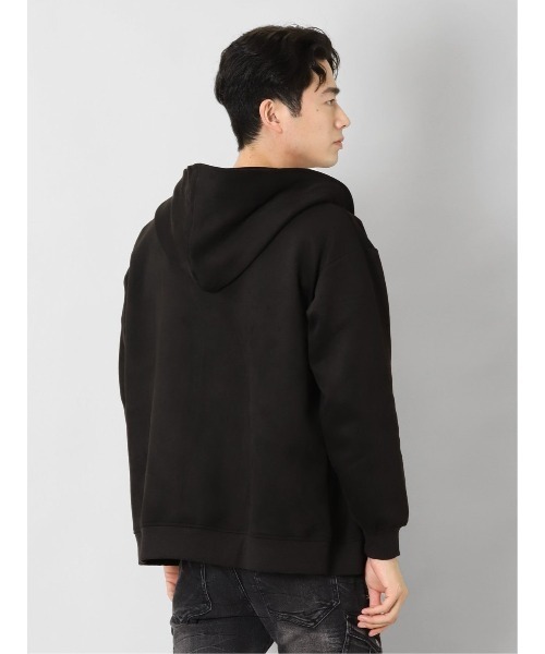 【セール】セマンティックデザイン ニットスエード トリミング BIGパーカー（パーカー）｜semantic design（セマンティックデザイン）