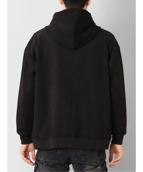 【セール】セマンティックデザイン ニットスエード トリミング BIGパーカー（パーカー）｜semantic design（セマンティックデザイン）