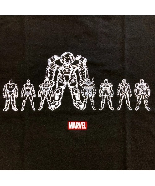 MARVEL（マーベル）の「【 MARVEL 】 アーマーコレクション Ｔシャツ（Tシャツ/カットソー・レディース・ブラック・MEDIUM/X-LARGE/LARGE）」の3枚目の写真