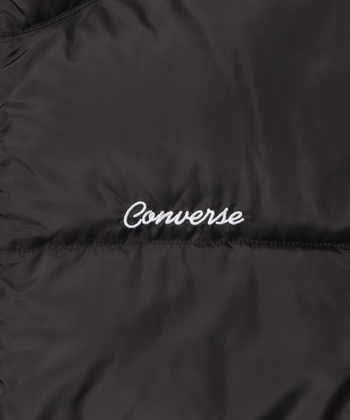 CONVERSE（コンバース）の「CONVERSE コンバース ワンポイントロゴ刺繍中綿ジャケット（その他アウター・レディース・ブラック/ベージュ・M/L）」の13枚目の写真