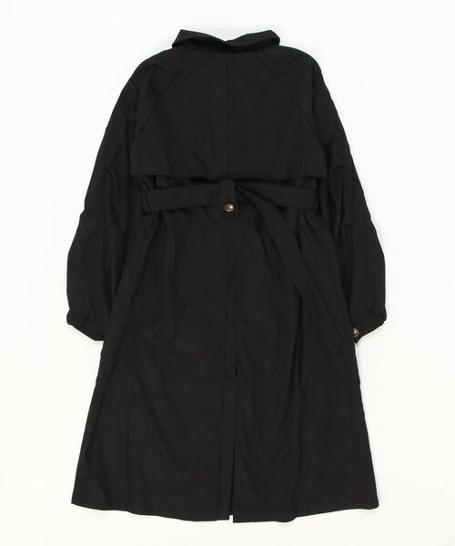 Auntie Rosa（アンティローザ）の「ステンカラーコート（その他アウター・レディース・ブラック/アイボリー/モカ・FREE）」の4枚目の写真