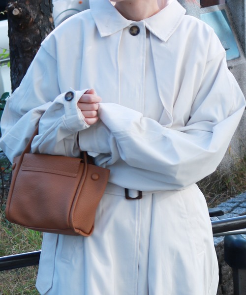 Auntie Rosa（アンティローザ）の「ステンカラーコート（その他アウター・レディース・ブラック/アイボリー/モカ・FREE）」の21枚目の写真