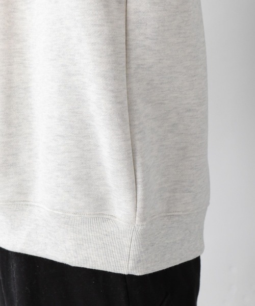 RAGEBLUE（レイジブルー）の「裏起毛スウェット/ワンポイント刺繍ハーフジップクルー（スウェット・メンズ・レッド/ホワイト/ブルー/ブラック・MEDIUM/LARGE）」の21枚目の写真