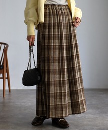 EASEBLUE | 大人チェックプリーツスカート(スカート)
