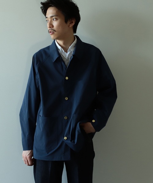 BEAMS LIGHTS（ビームスライツ）の「BEAMS LIGHTS / ツイル カバーオール（カバーオール・メンズ・ネイビー/オリーブ・SMALL/MEDIUM/LARGE）」の10枚目の写真