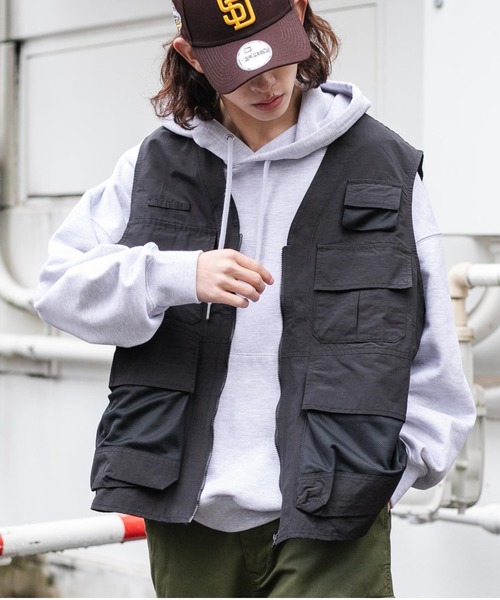 WEGO(ウィゴー)の「WEGO/ユーティリティーベスト(ベスト・メンズ・ブラック・FREE)」の22枚目の写真