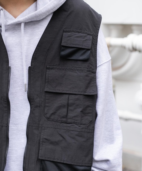 WEGO(ウィゴー)の「WEGO/ユーティリティーベスト(ベスト・メンズ・ブラック・FREE)」の16枚目の写真