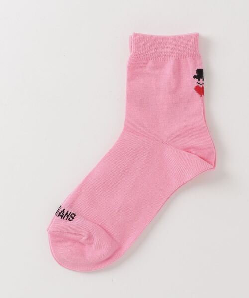 BOHEMIANS（ボヘミアンズ）の「BOHEMIANS/ボヘミアンズ　BACK LOVE&HAT SOCKS ソックス　ウィメンズ（ソックス/靴下・レディース・グリーン/ピンク/ホワイト・F）」の3枚目の写真