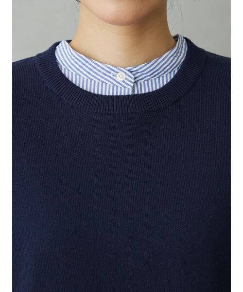 CRAFT STANDARD BOUTIQUE（クラフトスタンダードブティック）の「SET ニットベスト+シャツワンピース（ワンピース・レディース・ベージュ/ネイビー/ブラック・FREE）」の10枚目の写真