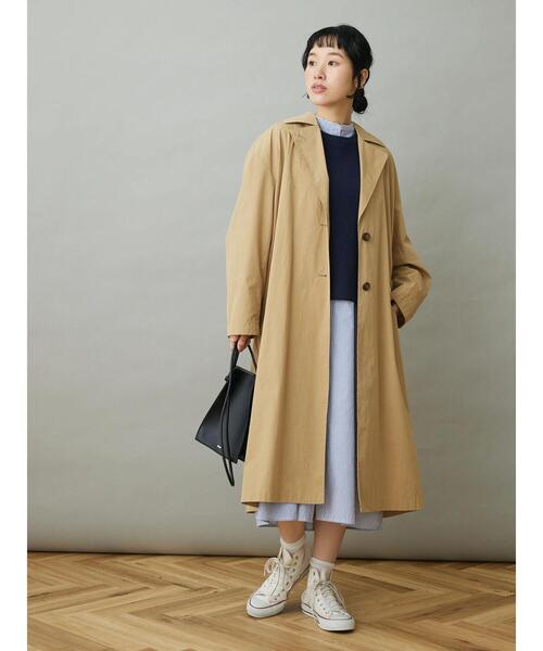 CRAFT STANDARD BOUTIQUE（クラフトスタンダードブティック）の「SET ニットベスト+シャツワンピース（ワンピース・レディース・ベージュ/ネイビー/ブラック・FREE）」の13枚目の写真