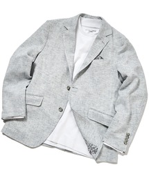 MEN'S BIGI | 麻調TRドライミックスメランジストレッチジャケット(テーラードジャケット)