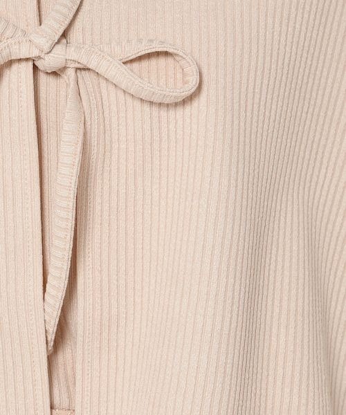 mysty woman（ミスティウーマン）の「マルチツインSSリボンカーディガン　184577（カーディガン/ボレロ・レディース・ブラウン/グリーン/ブルー/アイボリー/イエロー・FREE）」の20枚目の写真