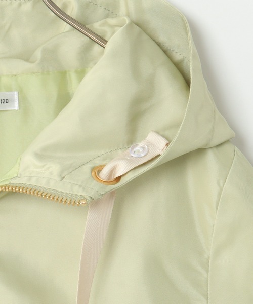 ikka（イッカ）の「サテンフレアマウンテンパーカー（120~160cm）（マウンテンパーカー・キッズ・グリーン/ピンク系その他・120/130/140/150/160）」の9枚目の写真
