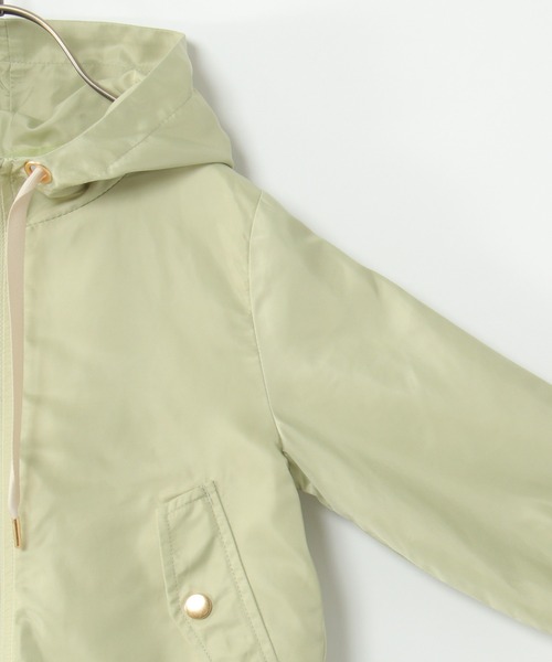 ikka（イッカ）の「サテンフレアマウンテンパーカー（120~160cm）（マウンテンパーカー・キッズ・グリーン/ピンク系その他・120/130/140/150/160）」の14枚目の写真
