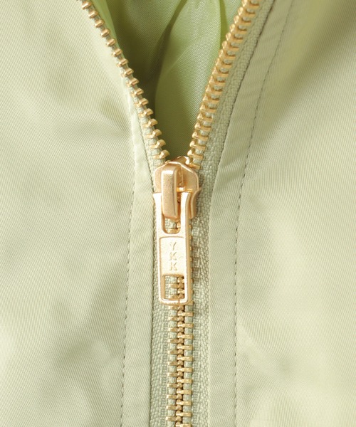 ikka（イッカ）の「サテンフレアマウンテンパーカー（120~160cm）（マウンテンパーカー・キッズ・グリーン/ピンク系その他・120/130/140/150/160）」の15枚目の写真