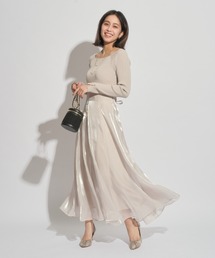 Mystrada 有楽町マルイ店限定 メッシュフレアドッキングワンピース