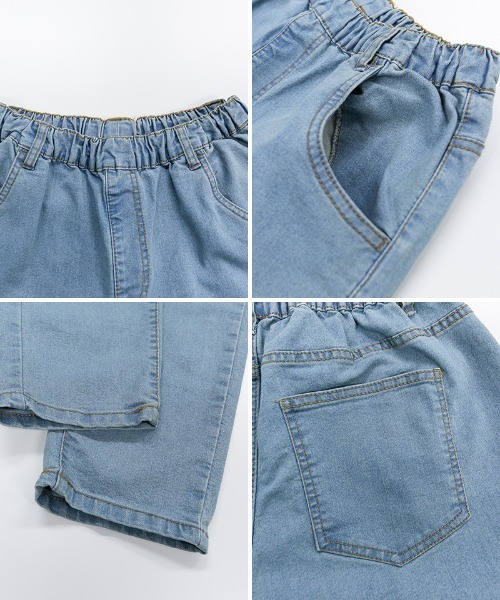 atONE(アットワン)の「atONE ウエストゴムテーパードデニムパンツ(デニムパンツ・レディース・ブルー/ワンウォッシュ/ネイビー・M/LL/L/3L/4L)」の18枚目の写真