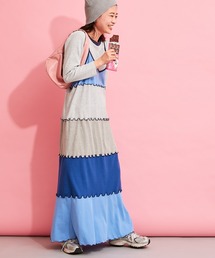 CIAOPANIC TYPY | 【HELLO.SANFRANCISCO】TEE付メロウティアードワンピース(ワンピース)