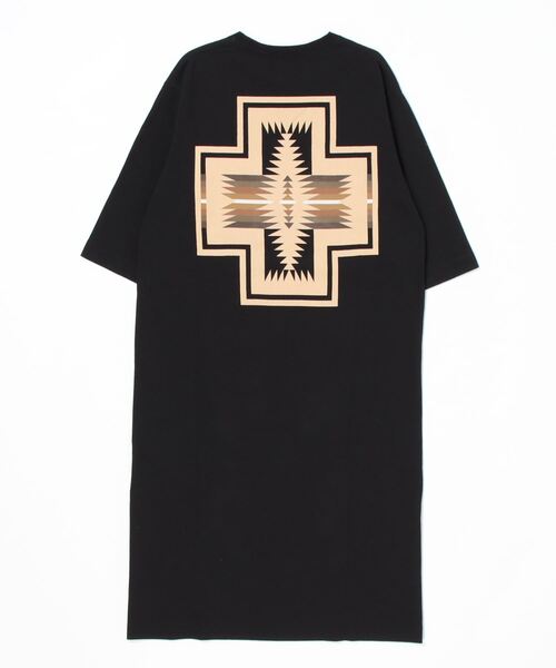 PENDLETON(ペンドルトン)の「【 PENDLETON / ペンドルトン 】 5分丈 バックプリントワンピース BACKPRINTONEPIECE 32752106 MNY(ワンピース・レディース・ブラック/ネイビー/ライトグリーン・FREE)」の6枚目の写真