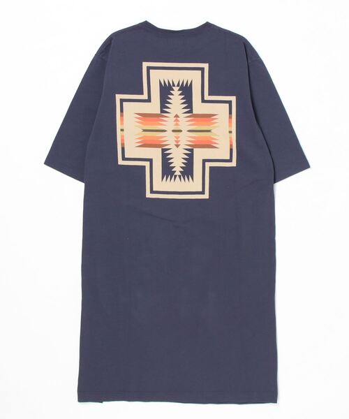 PENDLETON(ペンドルトン)の「【 PENDLETON / ペンドルトン 】 5分丈 バックプリントワンピース BACKPRINTONEPIECE 32752106 MNY(ワンピース・レディース・ブラック/ネイビー/ライトグリーン・FREE)」の7枚目の写真