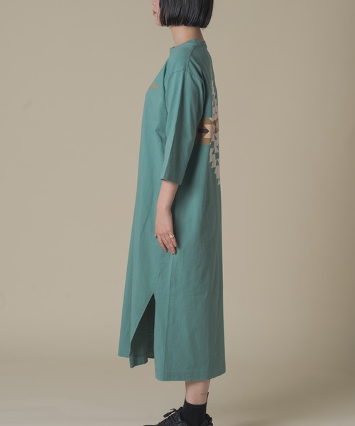 PENDLETON(ペンドルトン)の「【 PENDLETON / ペンドルトン 】 5分丈 バックプリントワンピース BACKPRINTONEPIECE 32752106 MNY(ワンピース・レディース・ブラック/ネイビー/ライトグリーン・FREE)」の14枚目の写真