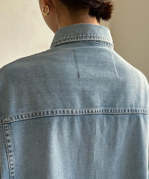 Healthy denim(ヘルシーデニム)の「【Healthy denim/ヘルシーデニム 】Almond(シャツ/ブラウス・レディース・ブルー・1)」の16枚目の写真