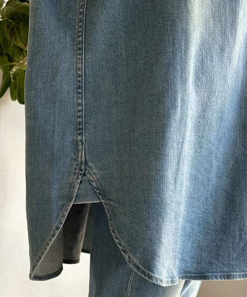 Healthy denim(ヘルシーデニム)の「【Healthy denim/ヘルシーデニム 】Almond(シャツ/ブラウス・レディース・ブルー・1)」の20枚目の写真