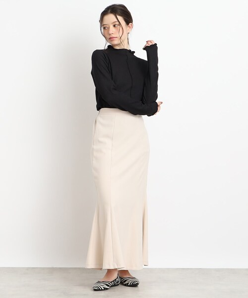 Cutie Blonde（キューティーブロンド）の「◆伸縮性ありで着やすい！ メローインナー（Tシャツ/カットソー・レディース・ホワイト系/ブラック/ライトグリーン・01/02/03）」の14枚目の写真