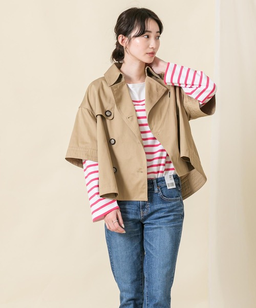 Risley（リズレー）の「レイヤードセットショートトレンチコート