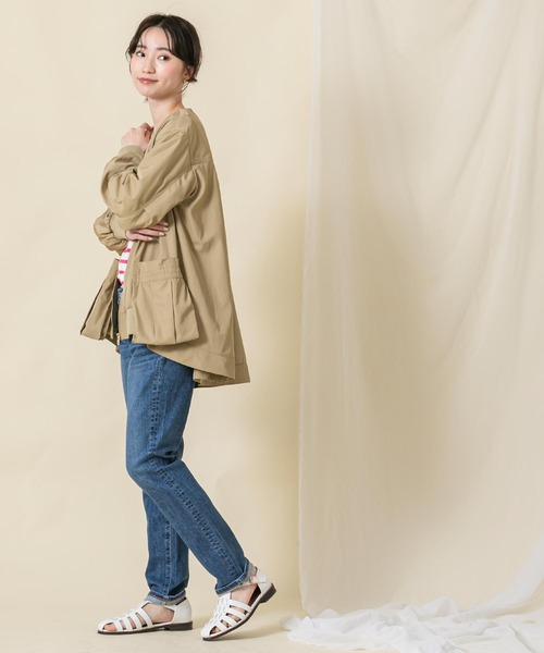 Risley（リズレー）の「レイヤードセットショートトレンチコート
