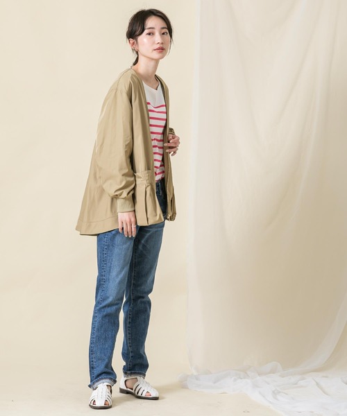 Risley（リズレー）の「レイヤードセットショートトレンチコート