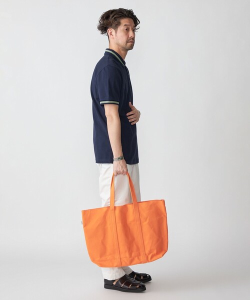 FRED PERRY（フレッドペリー）の「【SHIPS別注】FRED PERRY: イギリス製 M2 シングルライン ポロシャツ 23SS（ポロシャツ・メンズ・ナチュラル/オリーブ/ライトブルー/ネイビー・38/40/42/44）」の7枚目の写真