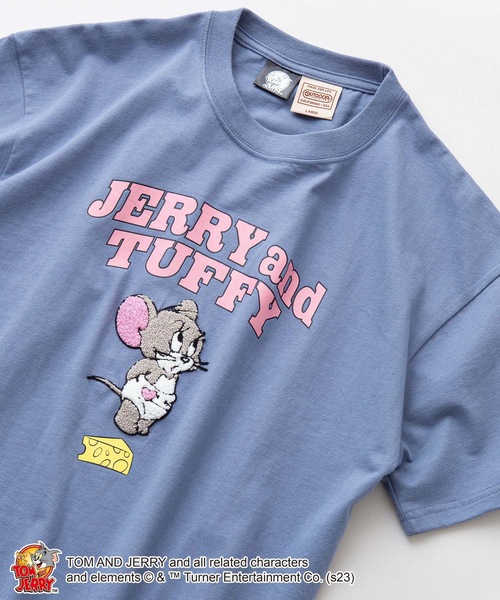 Tom&Jerry(トムアンドジェリー)の「【 TOM AND JERRY/トムとジェリー 】コラボ Tシャツ ドロップショルダー オーバーサイズ(Tシャツ/カットソー・メンズ・ダークグリーン/ホワイト系その他/ホワイト/ブルー系その他/オフホワイト/ベージュ・LARGE/MEDIUM/X-LARGE/SMALL)」の6枚目の写真