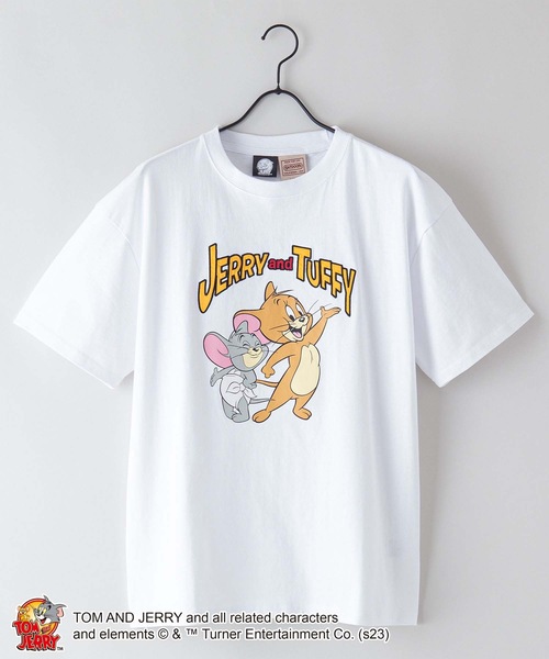 Tom&Jerry(トムアンドジェリー)の「【 TOM AND JERRY/トムとジェリー 】コラボ Tシャツ ドロップショルダー オーバーサイズ(Tシャツ/カットソー・メンズ・ダークグリーン/ホワイト系その他/ホワイト/ブルー系その他/オフホワイト/ベージュ・LARGE/MEDIUM/X-LARGE/SMALL)」の9枚目の写真