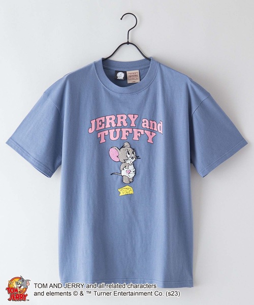Tom&Jerry(トムアンドジェリー)の「【 TOM AND JERRY/トムとジェリー 】コラボ Tシャツ ドロップショルダー オーバーサイズ(Tシャツ/カットソー・メンズ・ダークグリーン/ホワイト系その他/ホワイト/ブルー系その他/オフホワイト/ベージュ・LARGE/MEDIUM/X-LARGE/SMALL)」の12枚目の写真