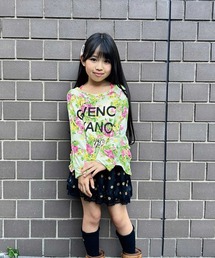 Kanojo(カノジョ)のインナーキャミ付花柄プリントTOPS(その他トップス)