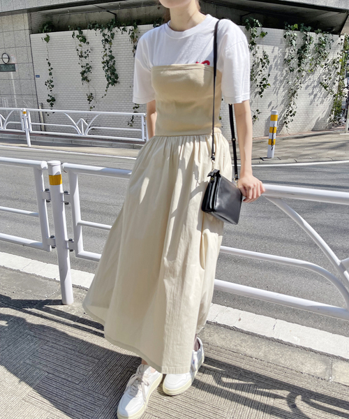 Spick & Span（スピックアンドスパン）の「ベアワンピース（ワンピース・レディース・ブラック/ベージュ・FREE）」の2枚目の写真