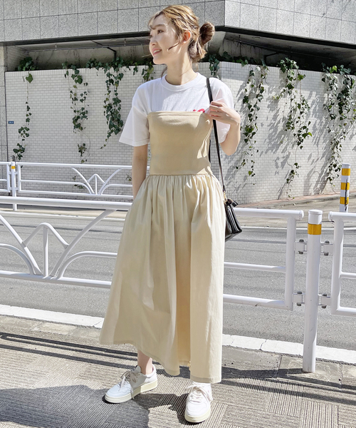 Spick & Span（スピックアンドスパン）の「ベアワンピース（ワンピース・レディース・ブラック/ベージュ・FREE）」の5枚目の写真