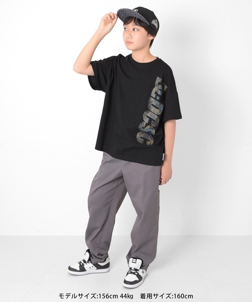 GLAZOS(グラソス)の「【DC】縦ロゴプリントビッグ半袖Tシャツ(Tシャツ/カットソー・キッズ・ブラック/ホワイト・150cm/160cm)」の11枚目の写真