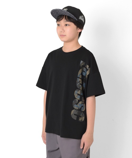 GLAZOS(グラソス)の「【DC】縦ロゴプリントビッグ半袖Tシャツ(Tシャツ/カットソー・キッズ・ブラック/ホワイト・150cm/160cm)」の6枚目の写真