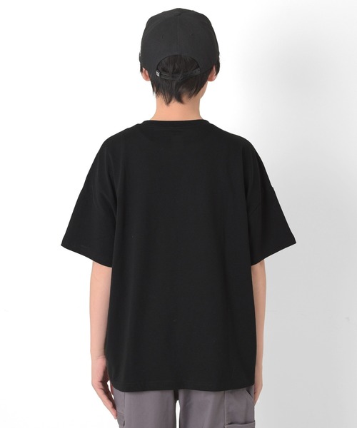 GLAZOS(グラソス)の「【DC】縦ロゴプリントビッグ半袖Tシャツ(Tシャツ/カットソー・キッズ・ブラック/ホワイト・150cm/160cm)」の9枚目の写真