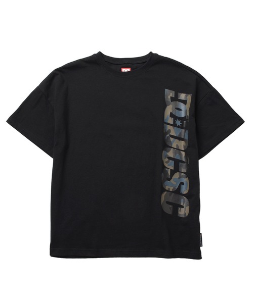 GLAZOS(グラソス)の「【DC】縦ロゴプリントビッグ半袖Tシャツ(Tシャツ/カットソー・キッズ・ブラック/ホワイト・150cm/160cm)」の7枚目の写真