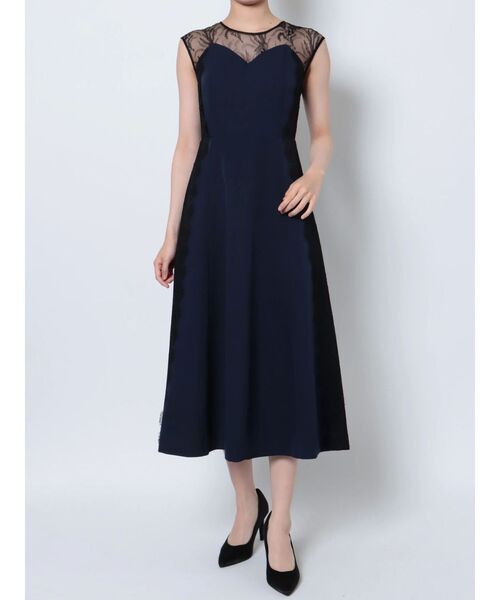 LAGUNAMOON（ラグナムーン）の「LADYレーストップベアドレス（ドレス・レディース・ネイビー/ベージュ・SMALL/MEDIUM）」の14枚目の写真